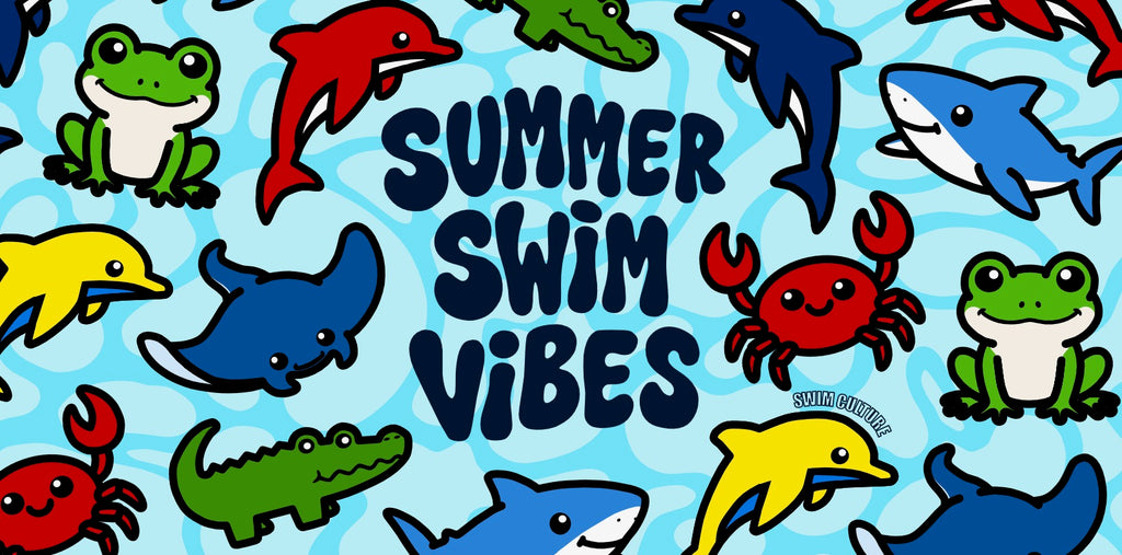 Summer Swim Vibes Towel
