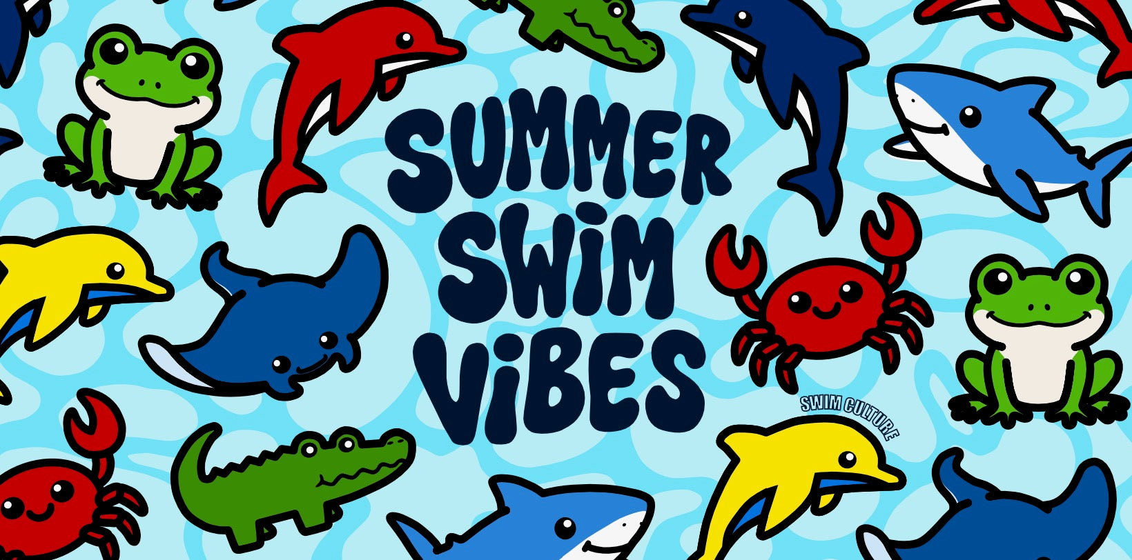 Summer Swim Vibes Towel