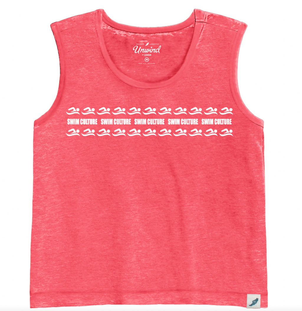 Swimmer Tank Top - Peach