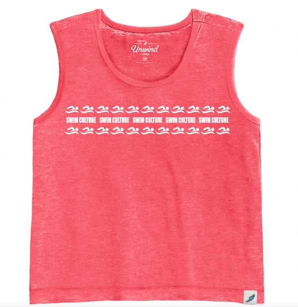 Swimmer Tank Top - Peach