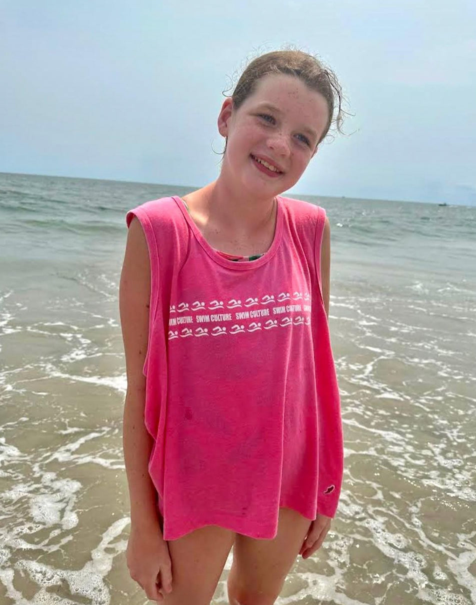 Swimmer Tank Top - Peach