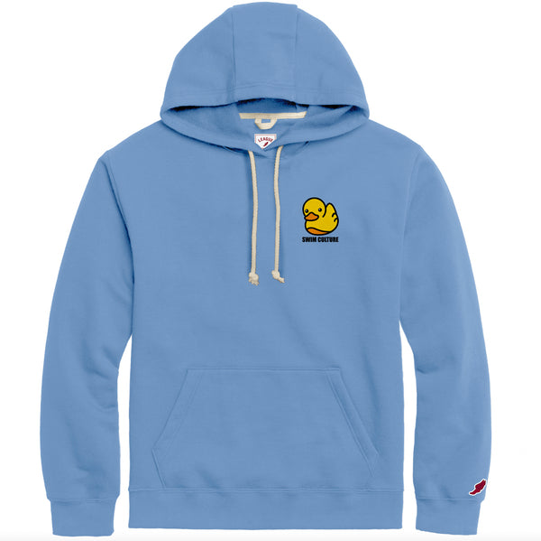 Embroidered Duckie Hoodie - Light Blue