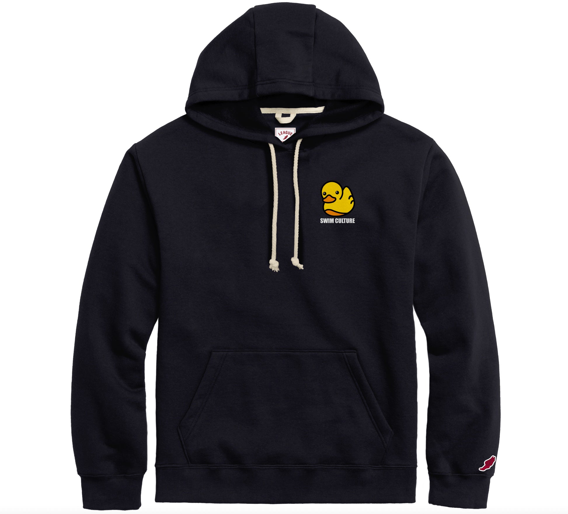 Embroidered Duckie Hoodie - Navy Blue