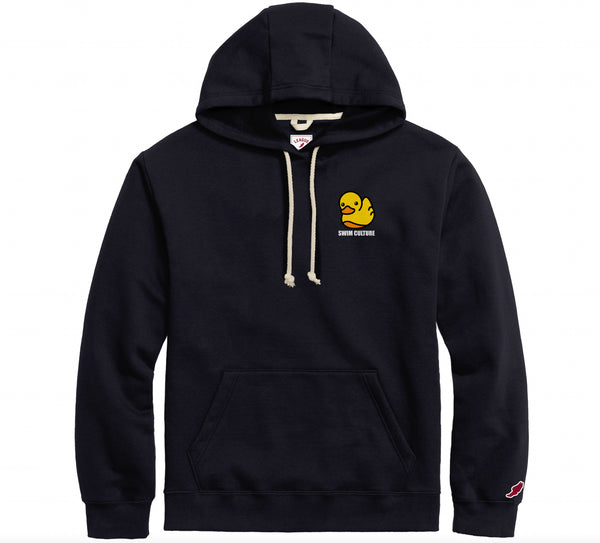 Embroidered Duckie Hoodie - Navy Blue