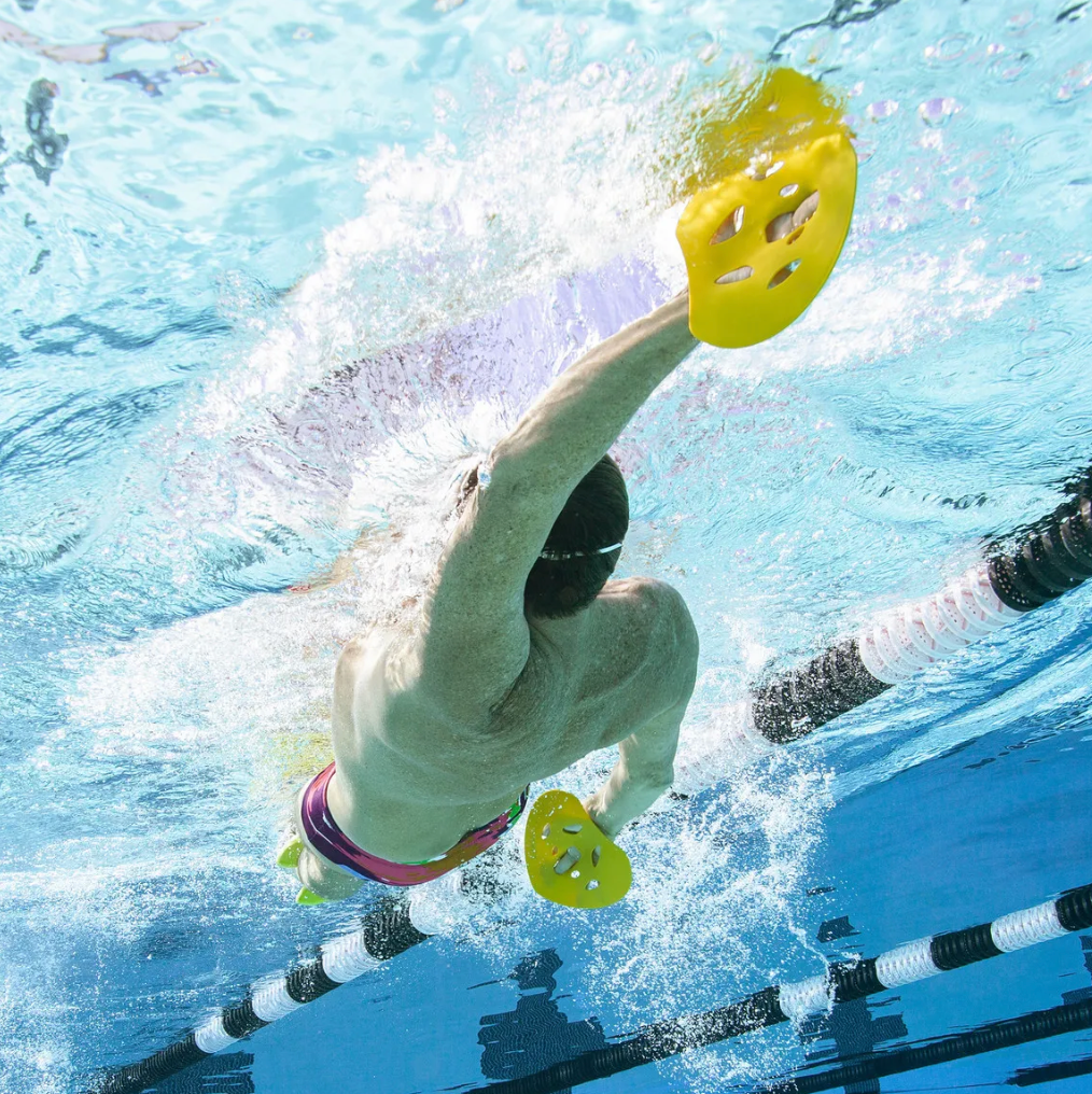 Finis Manta Paddles Yellow