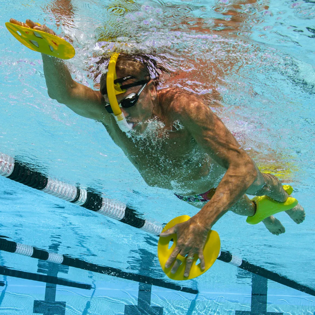 Finis Manta Paddles Yellow
