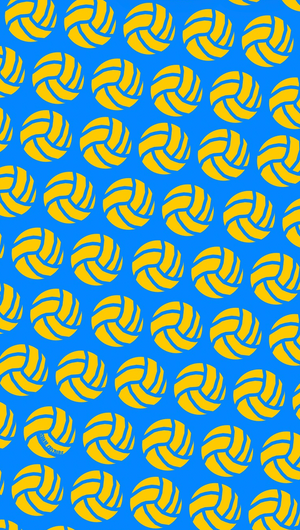 Yellow on Blue