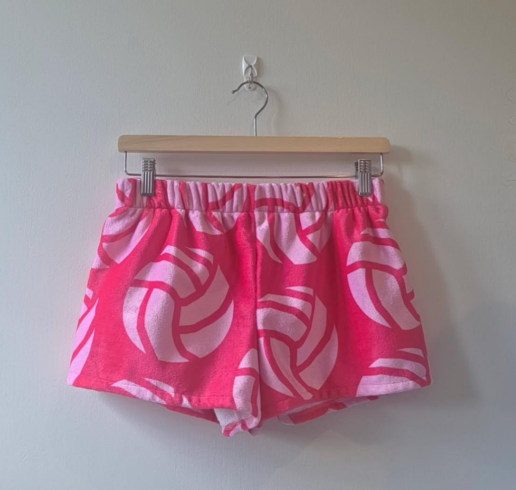 High Waisted Towel Shorties