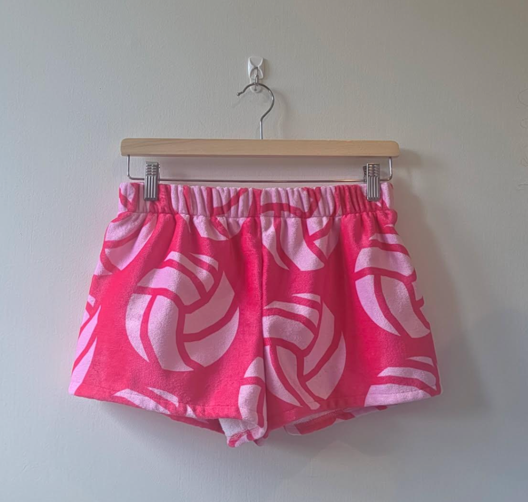 High Waisted Towel Shorties