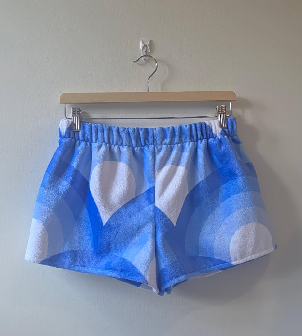 High Waisted Towel Shorties