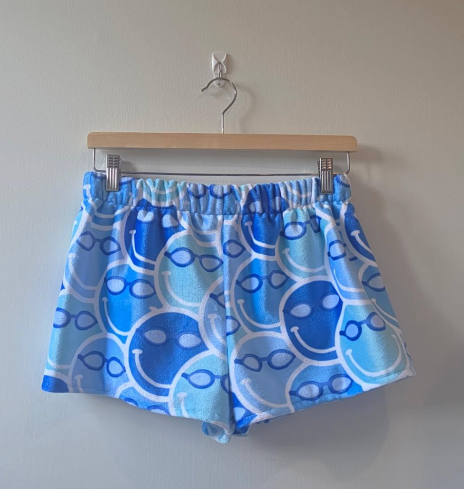 High Waisted Towel Shorties