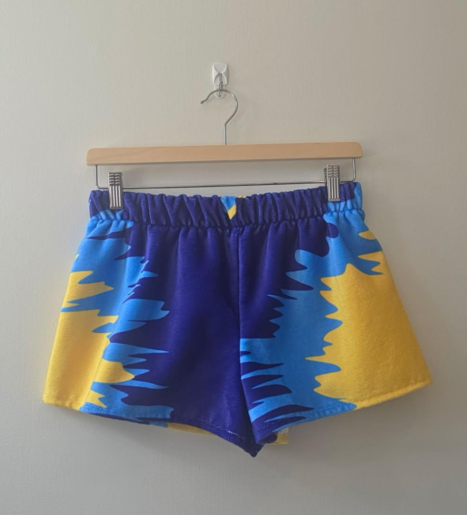 High Waisted Towel Shorties