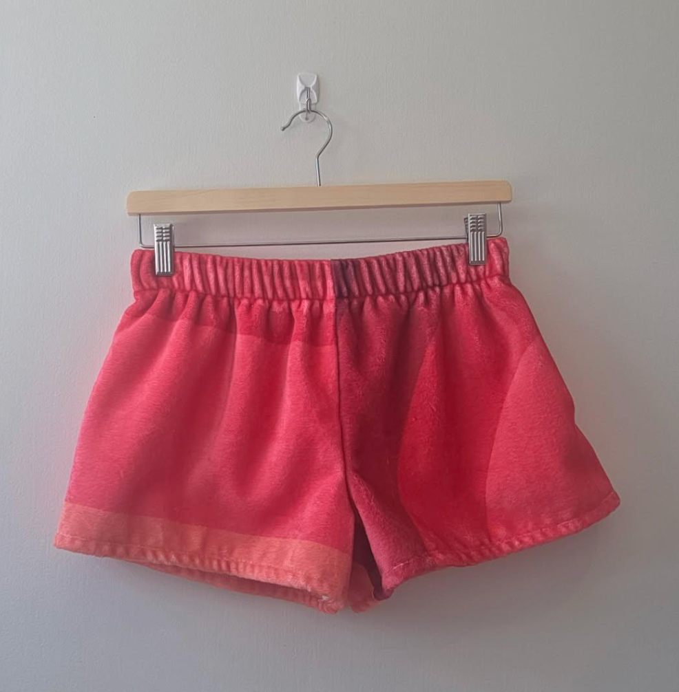 High Waisted Towel Shorties