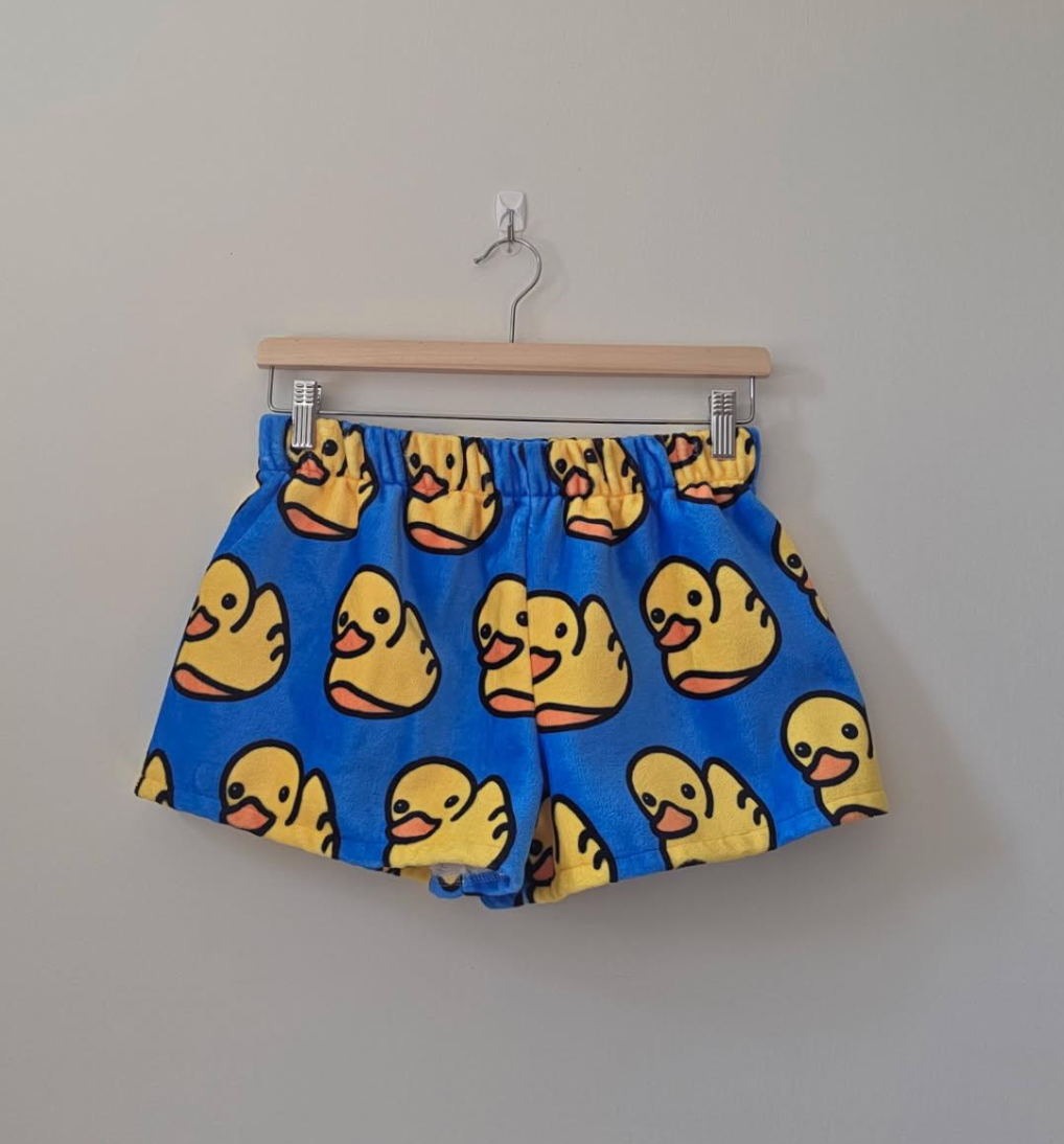 High Waisted Towel Shorties