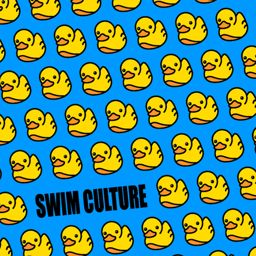 Duckie Black Fluffy Blanket